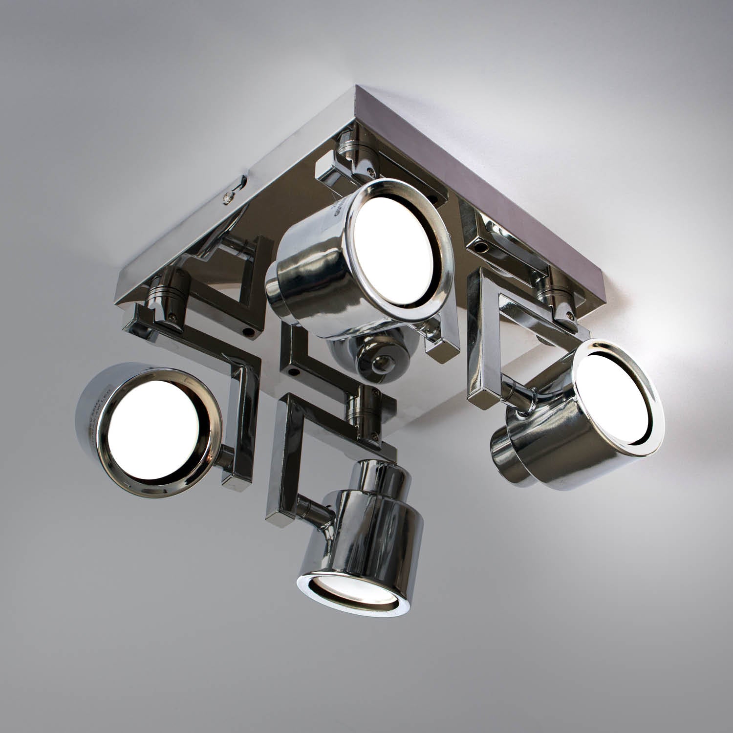 Lampa sufitowa VENTA 4A ruchoma GU10 4x3W CHROM
