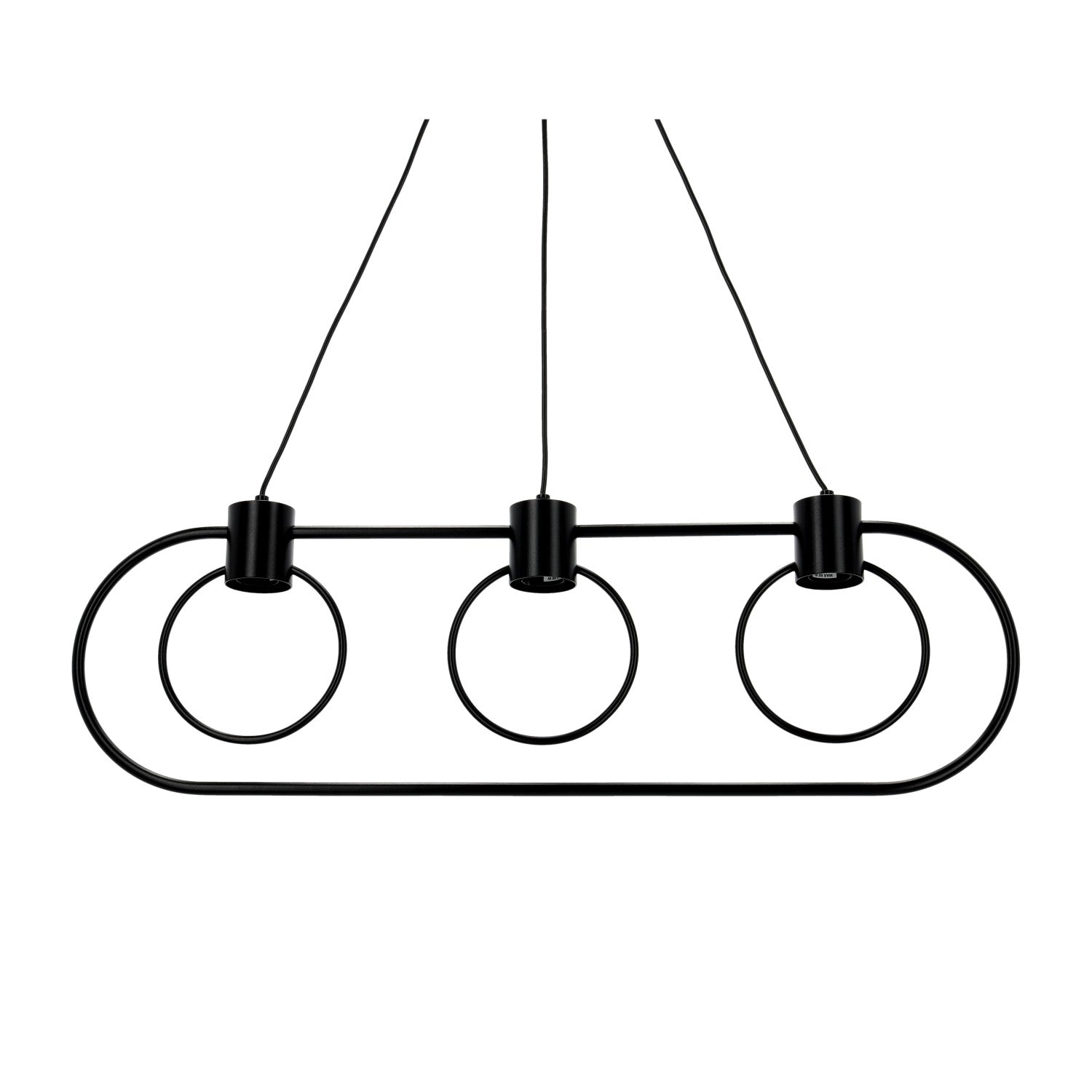 Lampa wisząca Sigma Lighting FREDO KOŁO 3 czarny