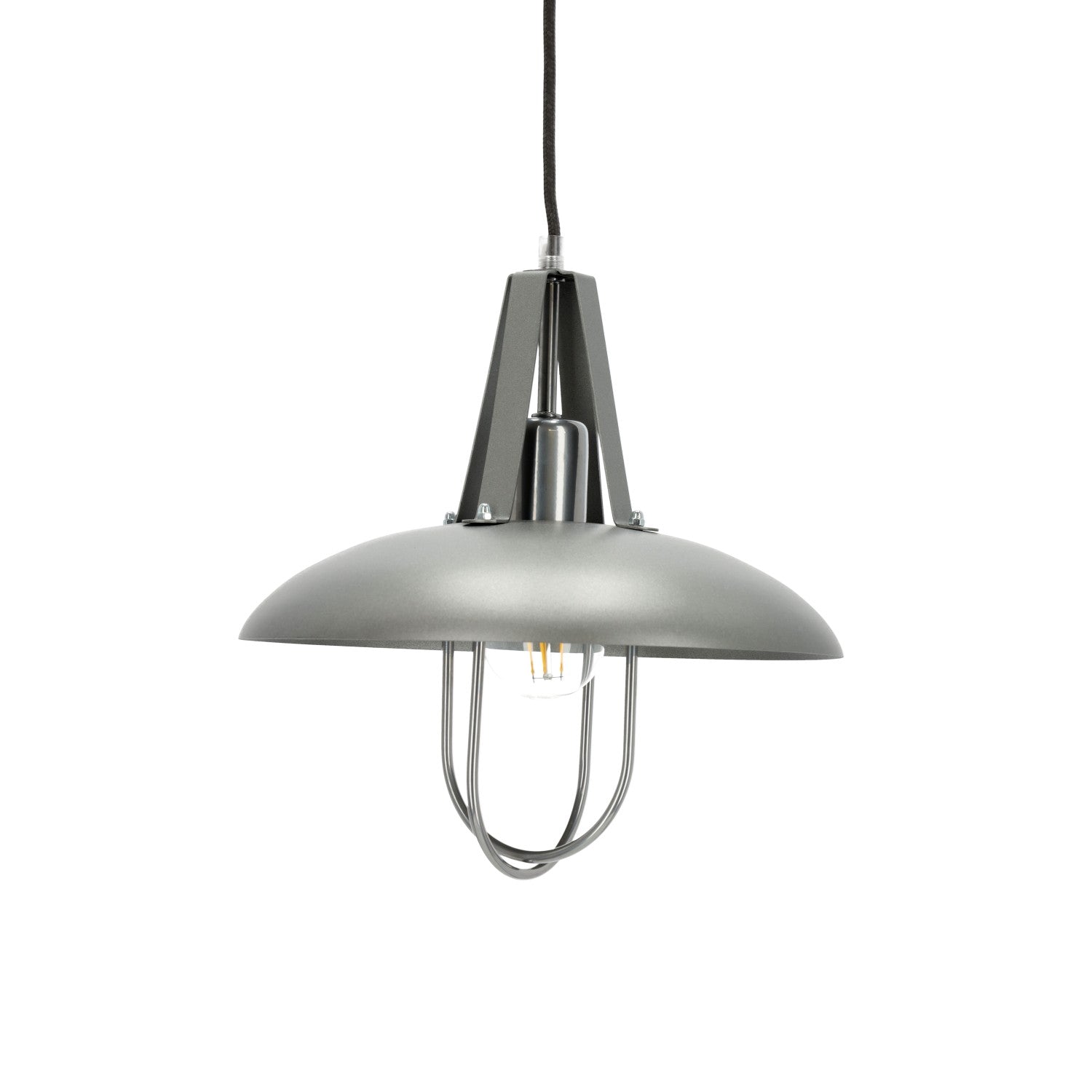 Lampa wisząca LOFT klosz szara Sigma Lighting LUKA 1