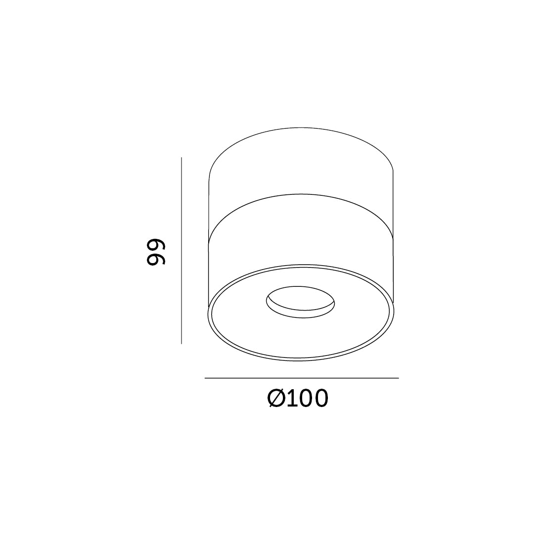 Czarna Oprawa Sufitowa Ruchoma LED 10,5W 3000K Barwa Ciepła