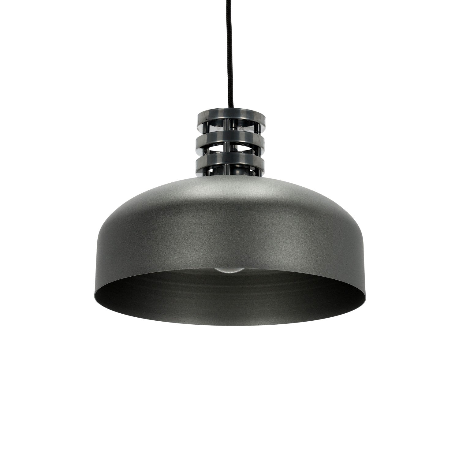 Lampa wisząca metalowa loft srebrna Sigma Lighting WAWA spirala