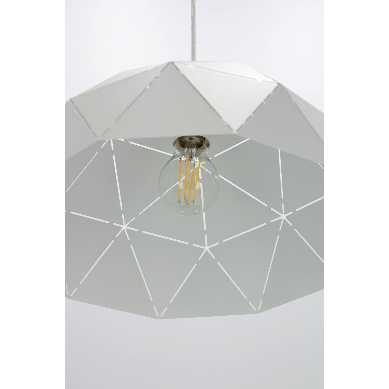 Lampa wisząca geometryczna biała Sigma Lighting ORIGAMI S