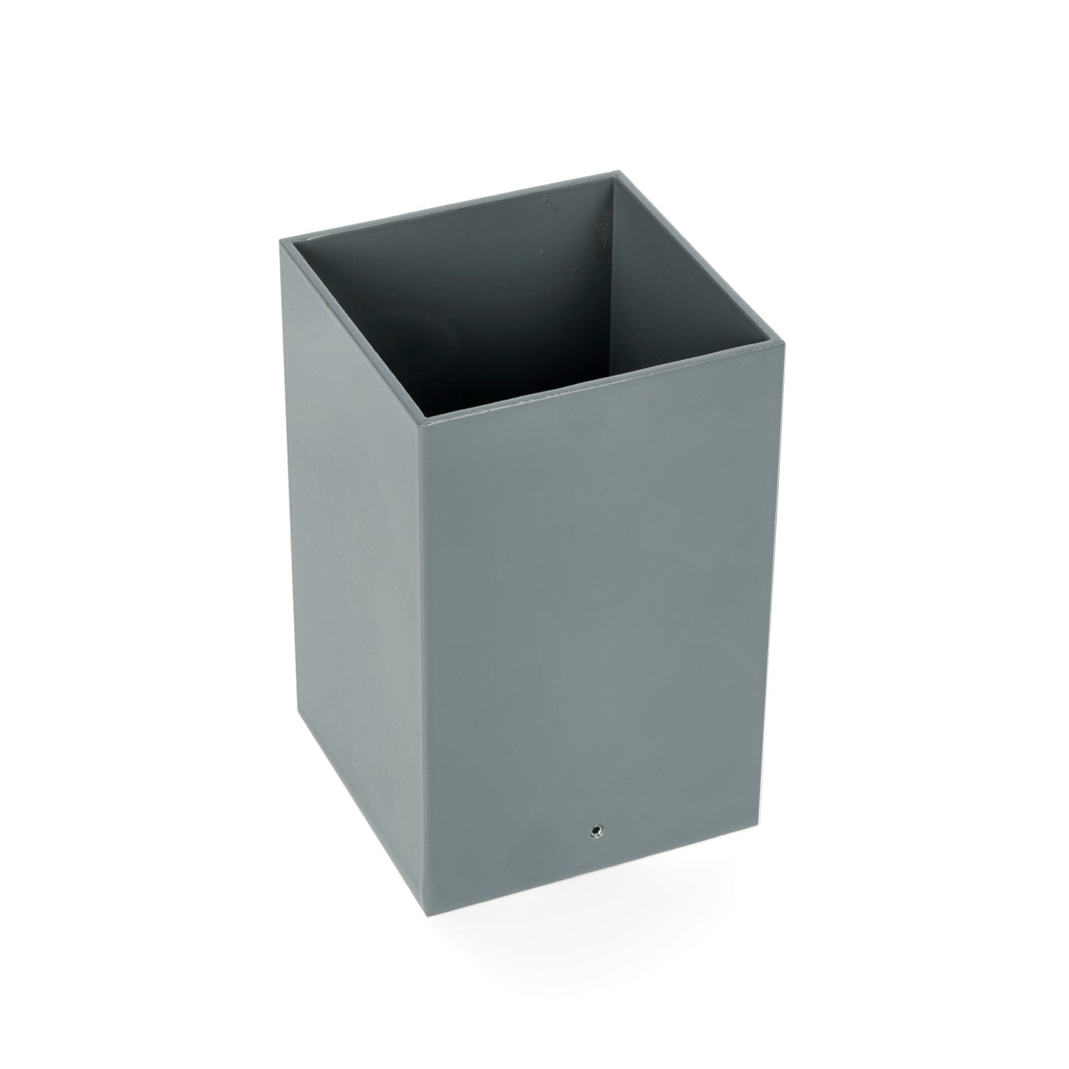 Plafon kwadratowy w kolorze szarym trzonek GU10 1 punkt światła