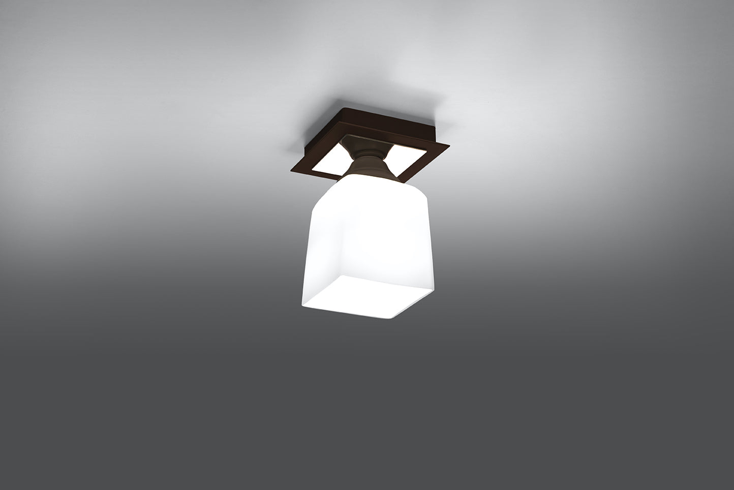 Plafon IBIZA 1 wenge nowoczesny design