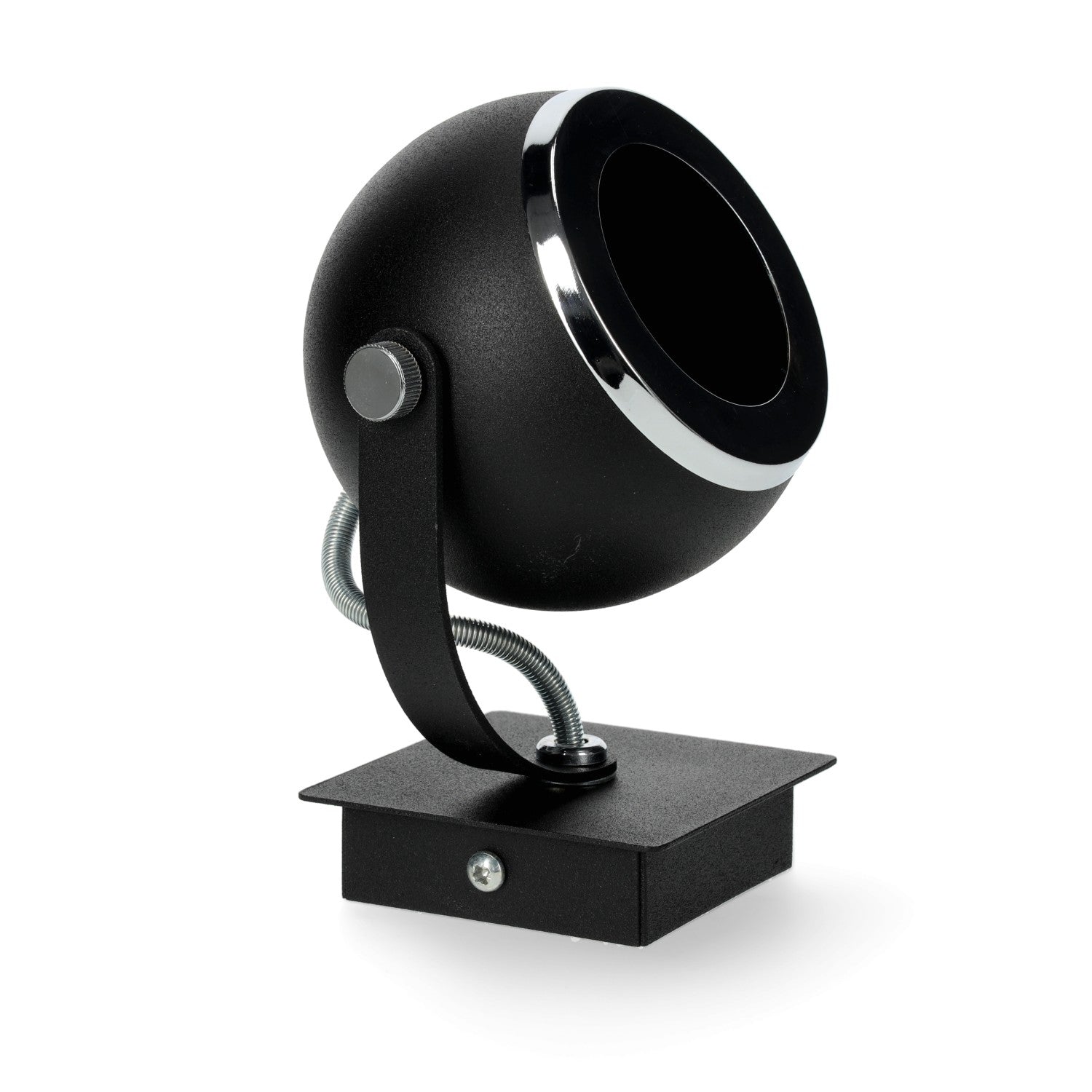 Kinkiet ścienny CZARNY podsufitowy trzonek GU10 1 punkt światła