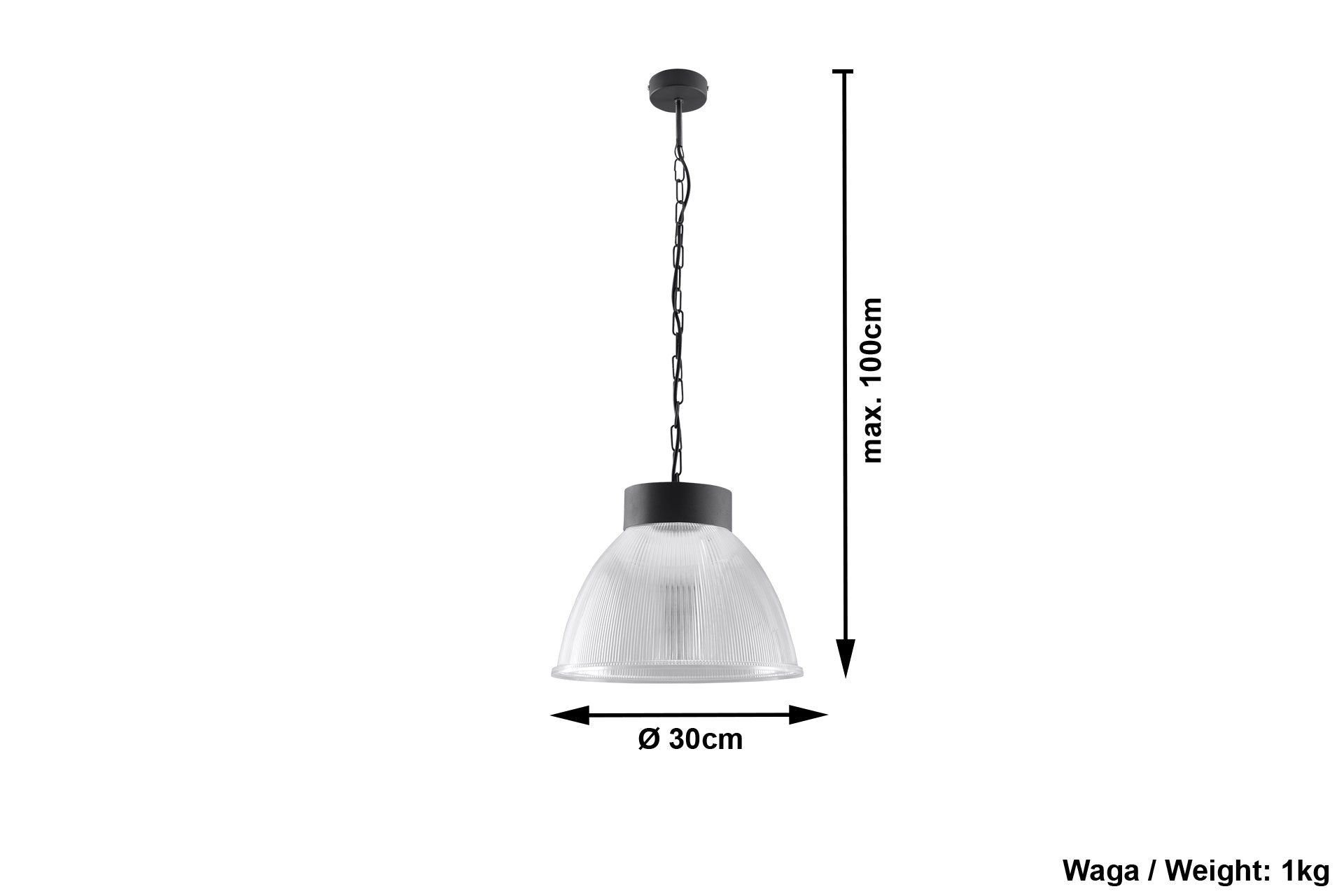 Lampa Wisząca LOFT nowoczesny design wymiary