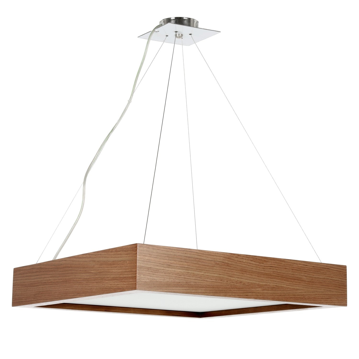 Lampa wisząca 4x23W E27 ZWIS ORZECH odcienie brązu REGULOWANA