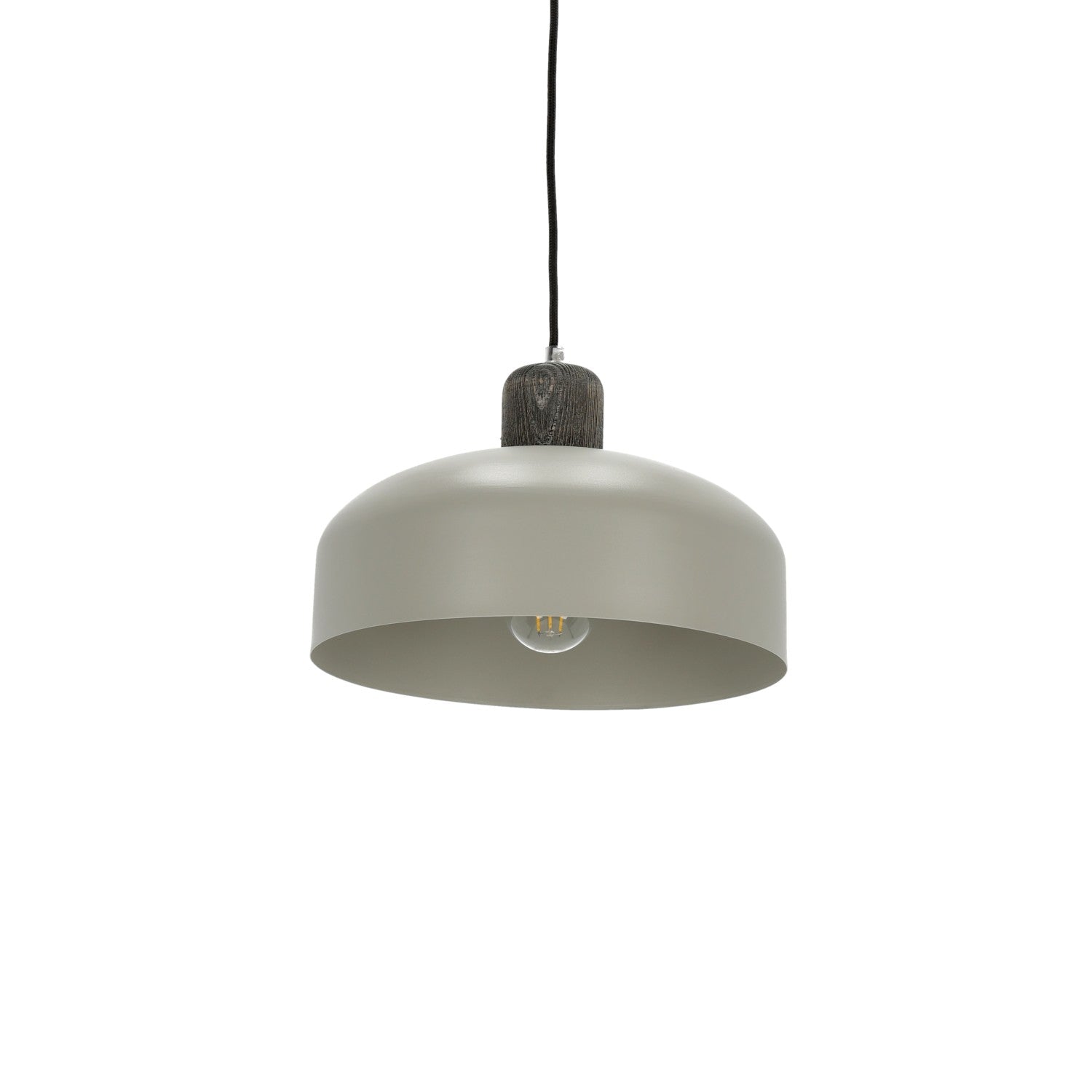 Lampa wisząca loftowa metalowy szaro-czarna Sigma Lighting WAWA