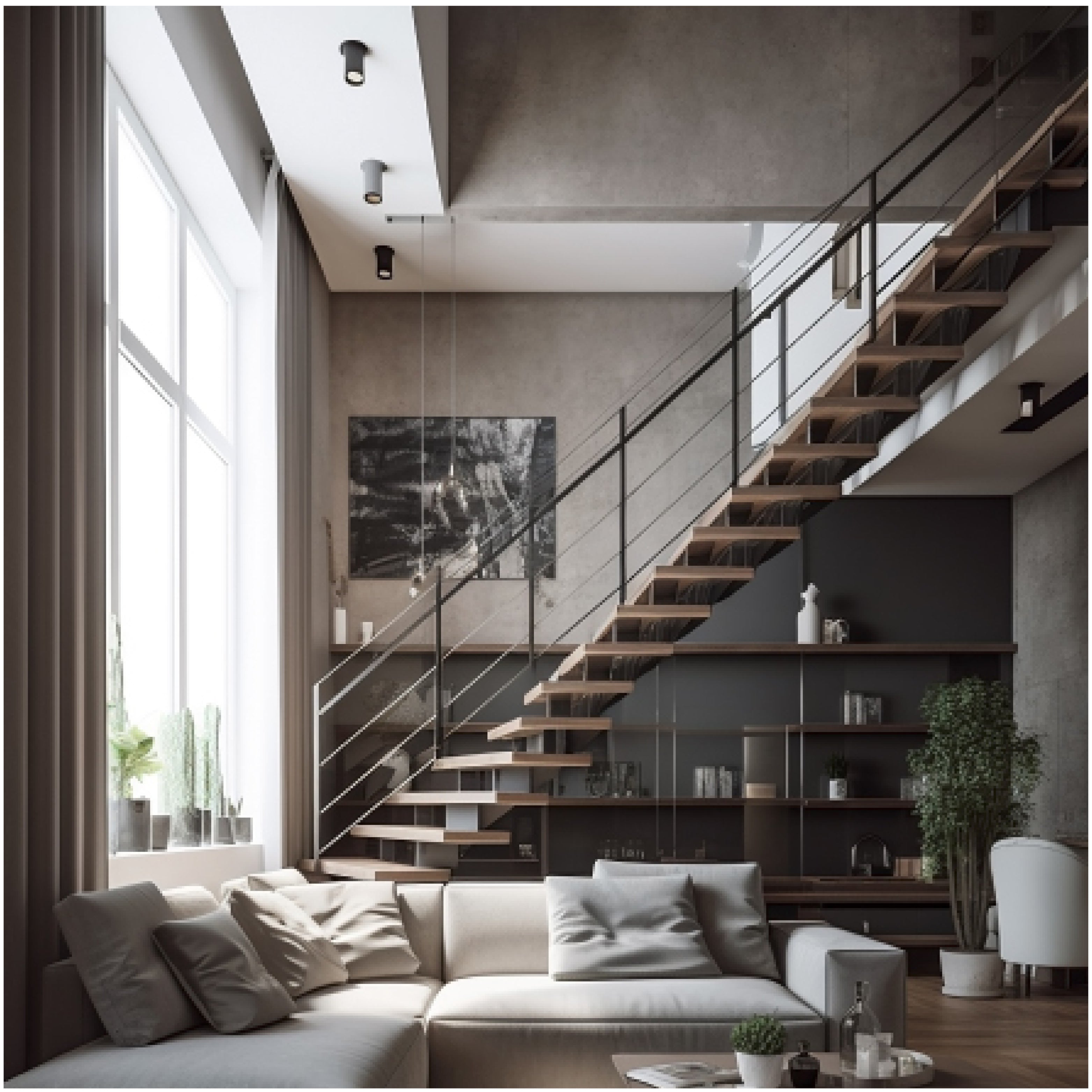 Sufitowa Oprawa Oświetleniowa Natynkowa Biało-Złota na GU10 TUBA