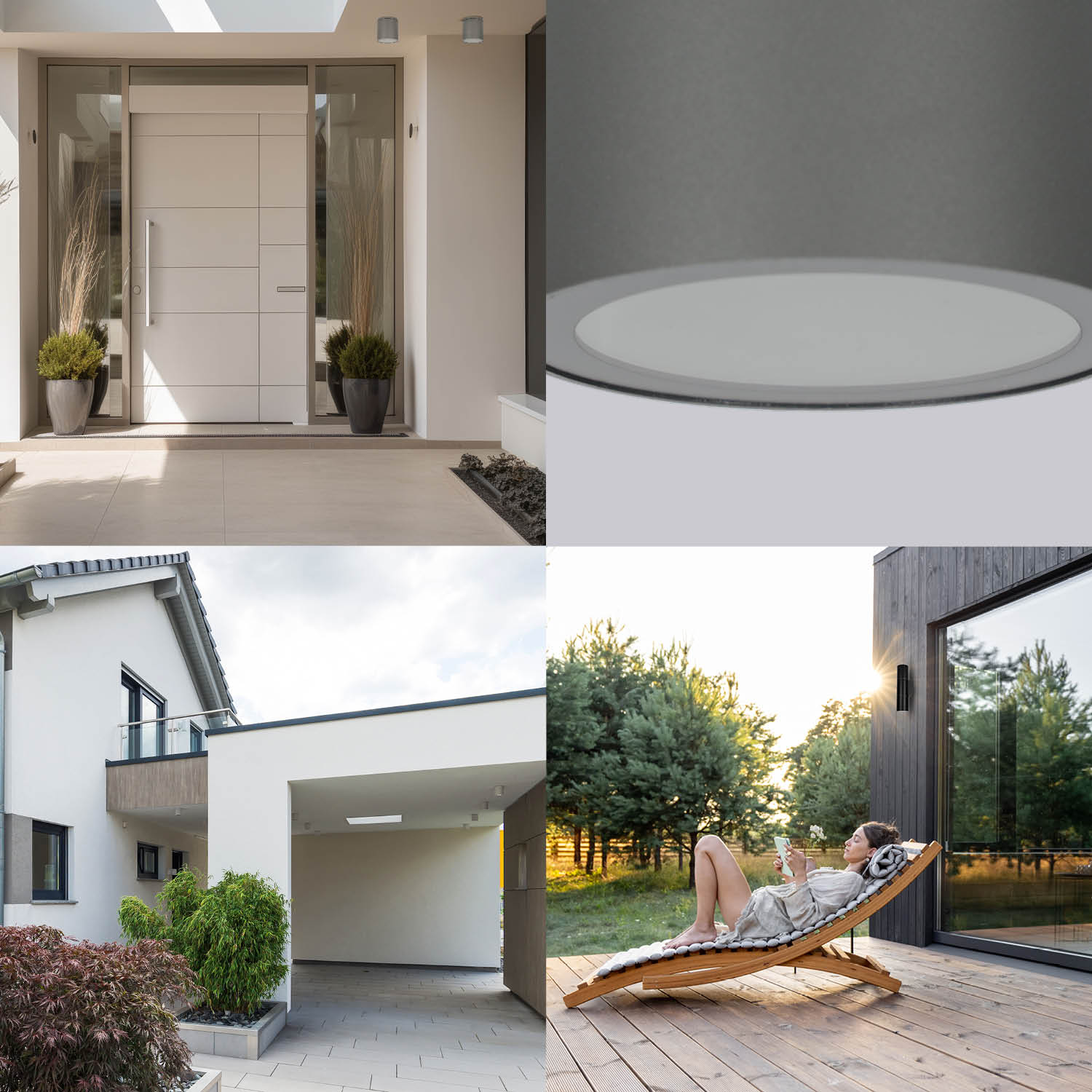 Lampa Elewacyjna QUAZAR 18 1xGU10 TUBA Zewnętrza wodoodporna szara