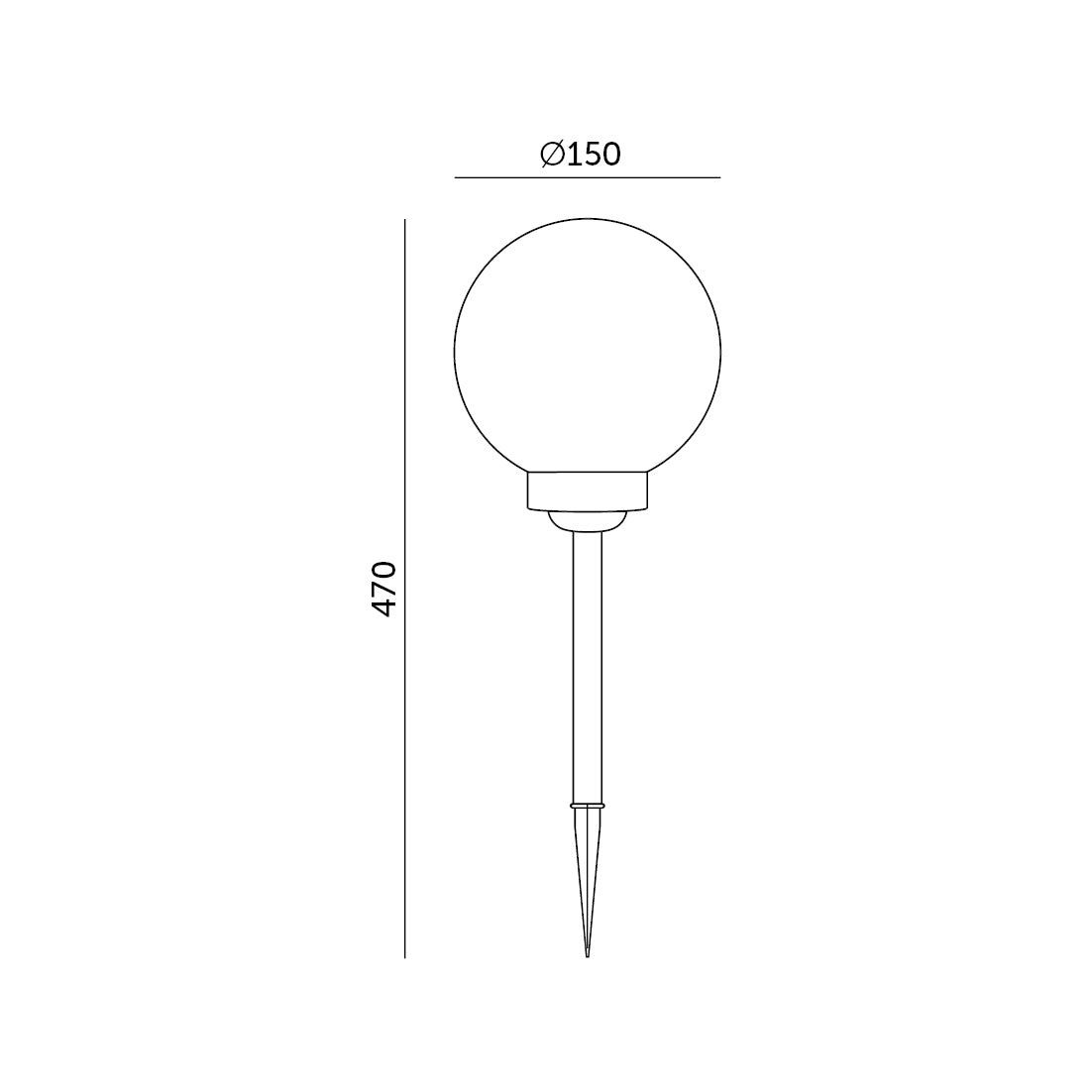 Solar LED solis 15cm 0,24W barwa neutralna