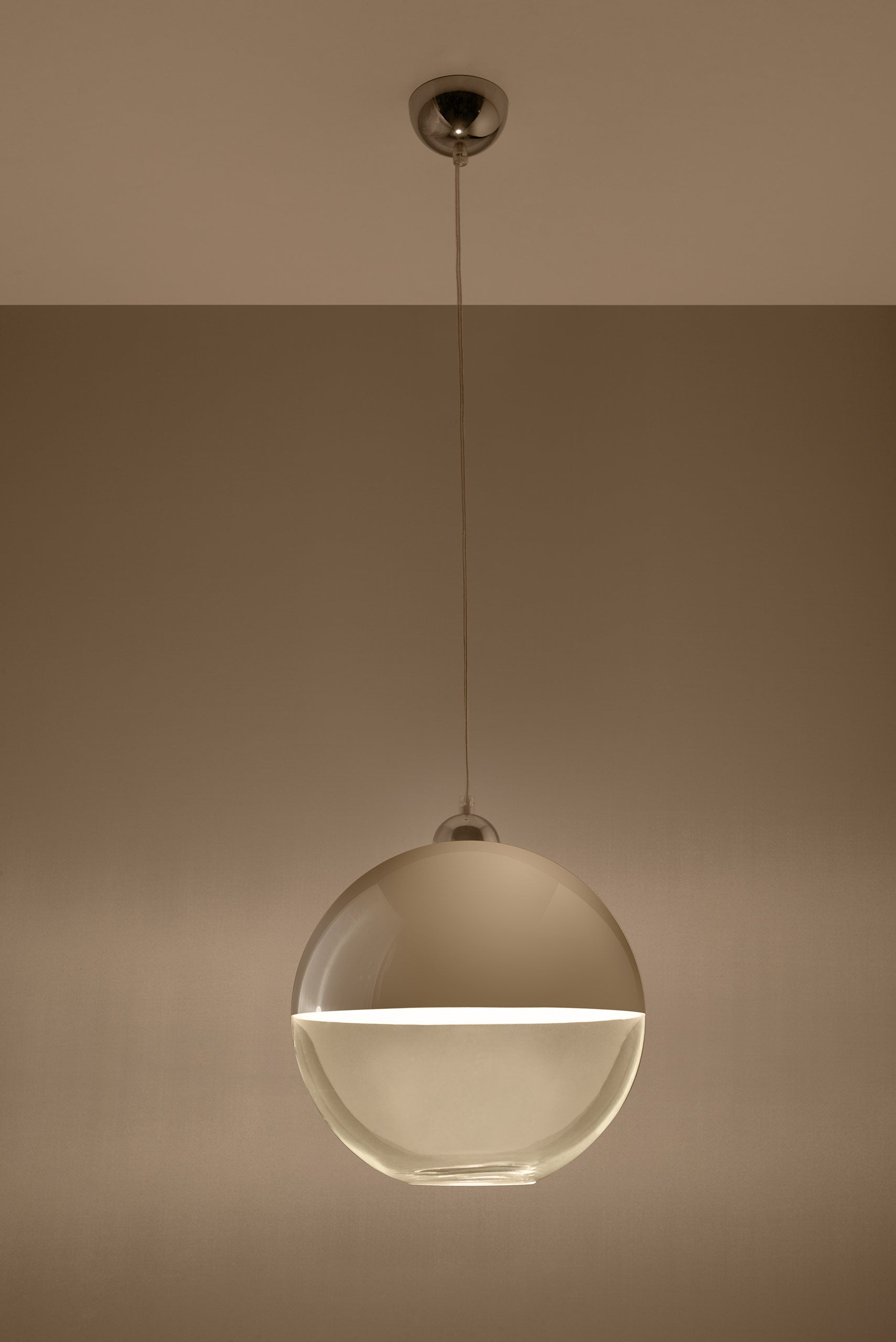 Lampa wisząca GINO szara nowoczesny design