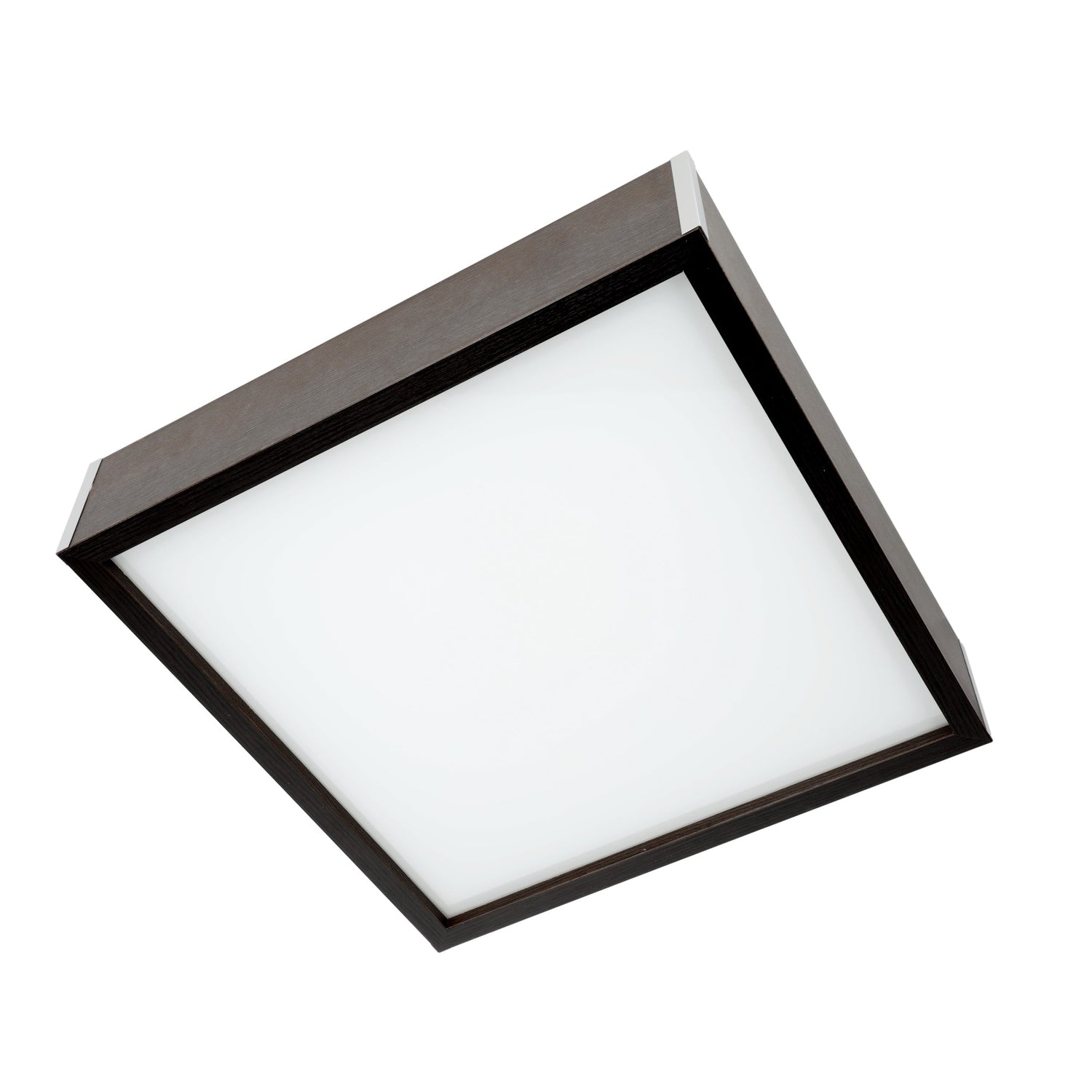 Lampa sufitowa PLAFON 3x23W E27 WENGE kwadratowy 3 punkty światła