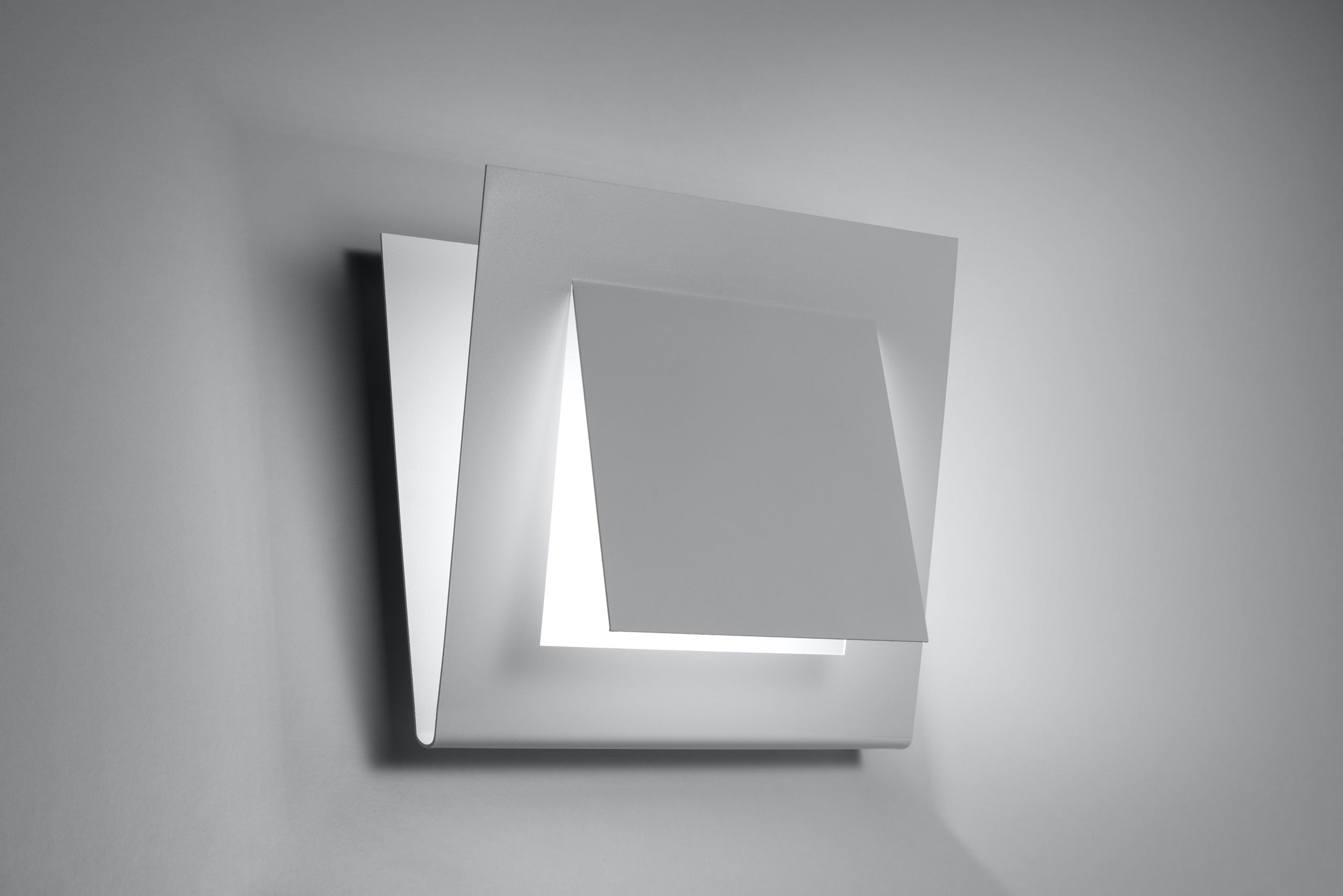Kinkiet NAZARIA KWADRAT Biały G9 minimalistyczny design