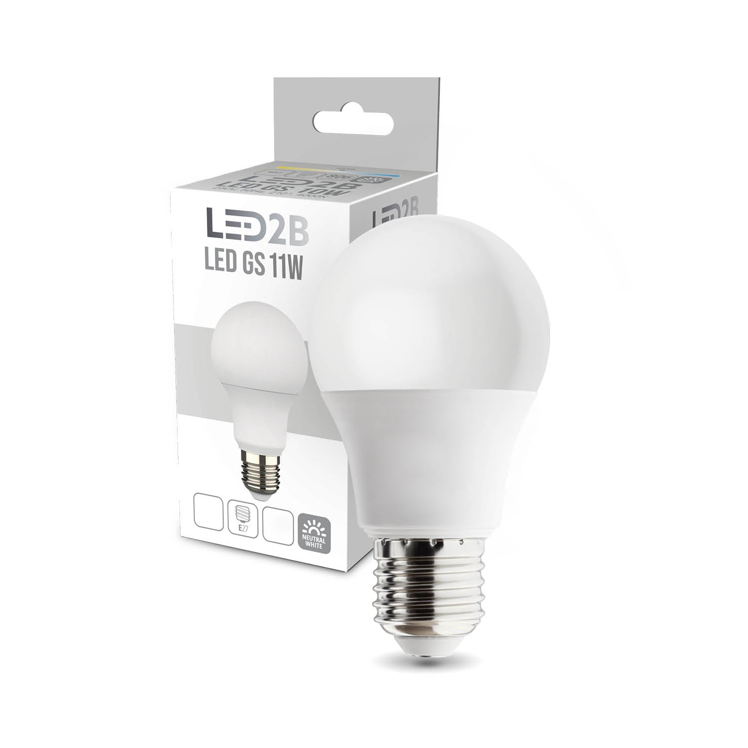 Żarówka LED GS 11W E27 barwa neutralna biała